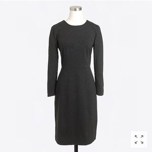 Jcrew zip ponte dress